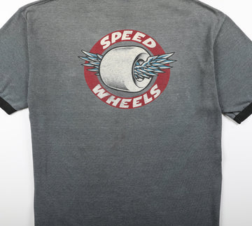 Open image in slideshow, Vintage 1990s Santa Cruz Speed Wheels Ringer T-Shirt - Large