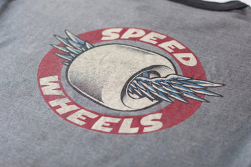 Open image in slideshow, Vintage 1990s Santa Cruz Speed Wheels Ringer T-Shirt - Large