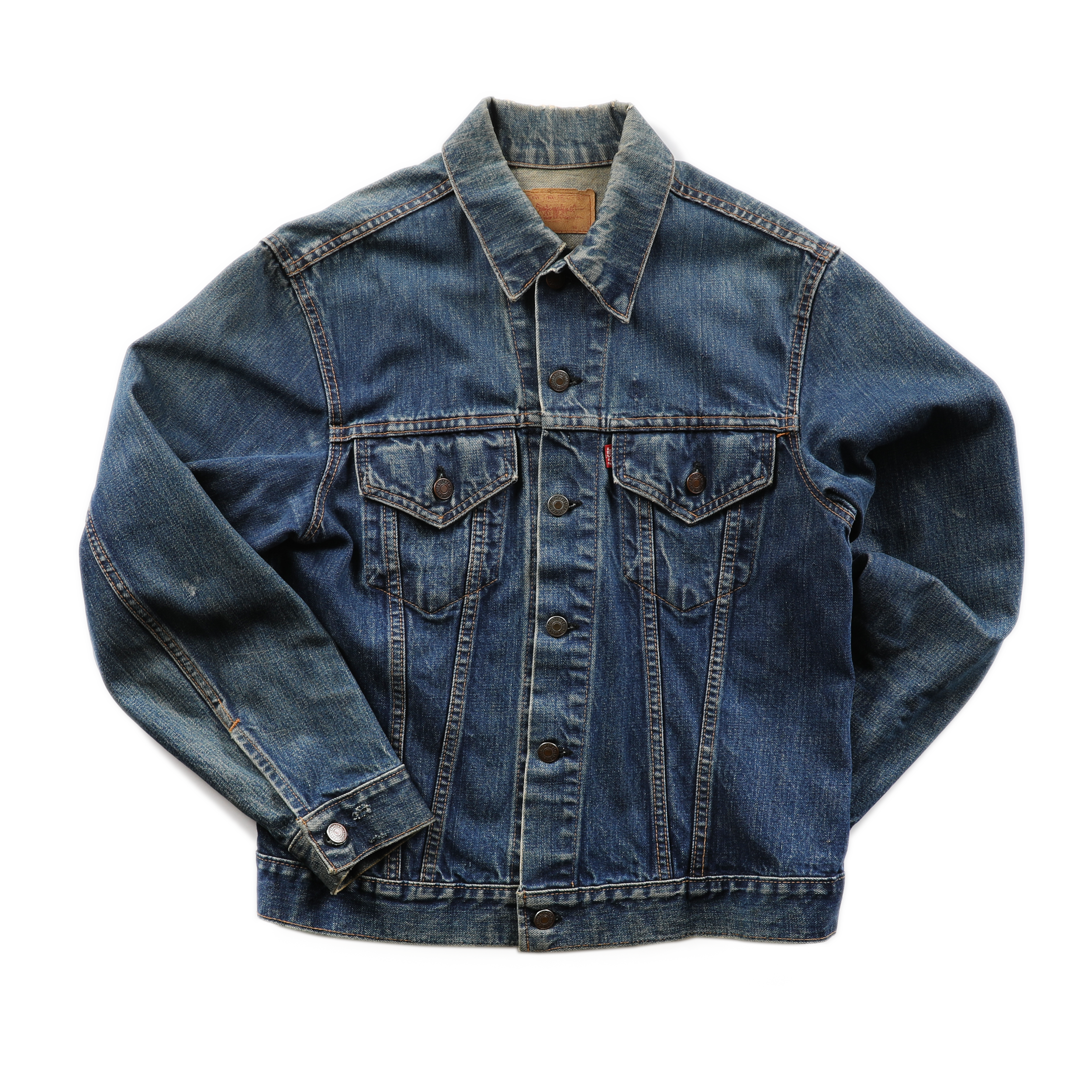 Vintage Levi's Big E Denim Jacket Dark Indigo - Medium