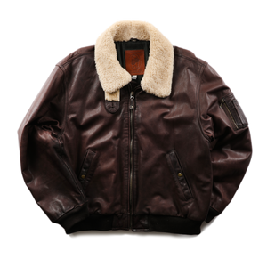 Open image in slideshow, Golden Bear B-15 Style Leather Jacket - XL (46)
