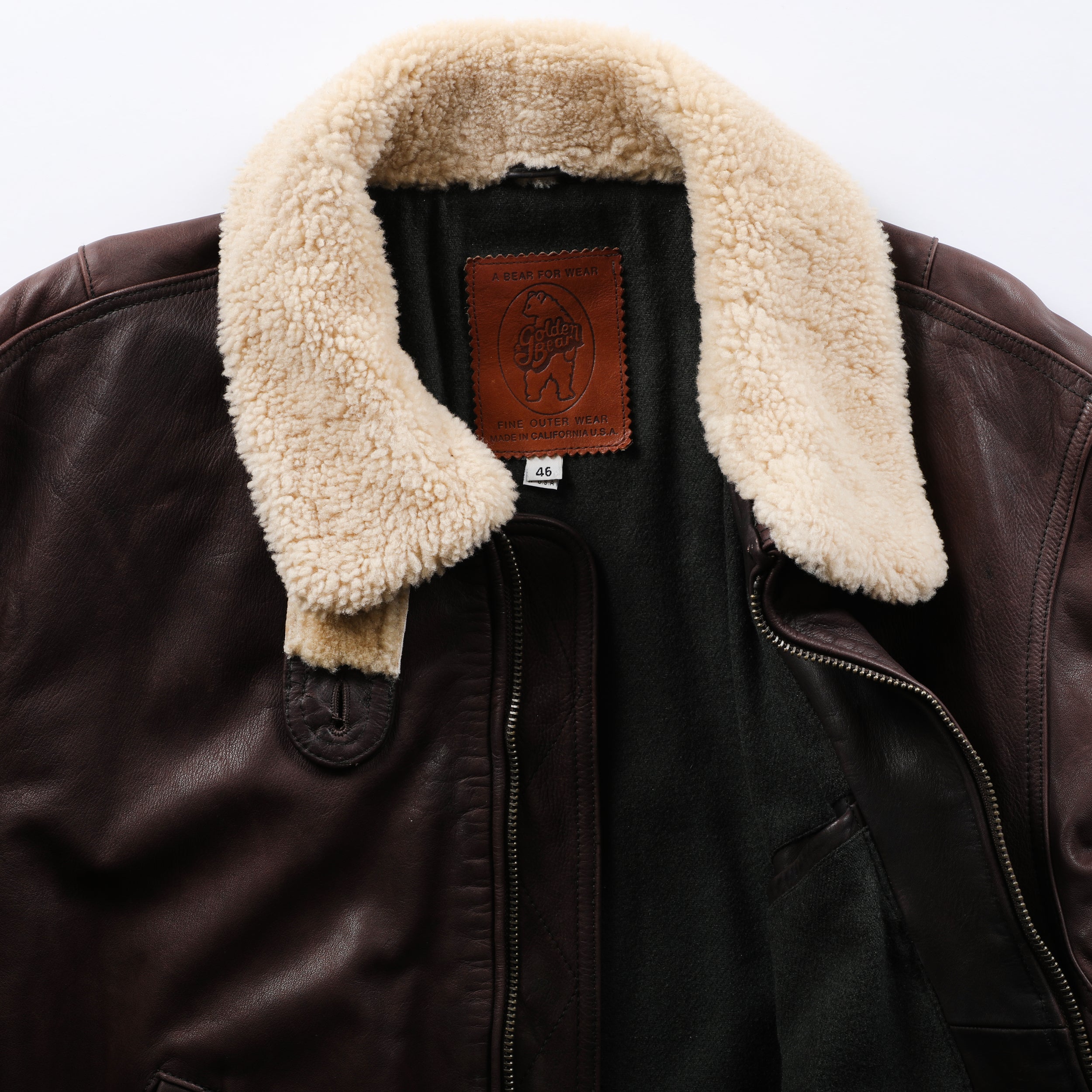 Golden bear hotsell shearling jacket