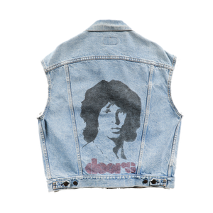 Vintage Levi's Hand-Painted Jim Morrison Doors Vest - L