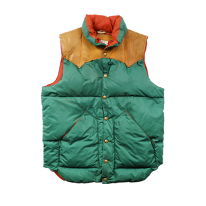 Vintage 1970s Rocky Mountain Featherbed Co. Down Vest - Large