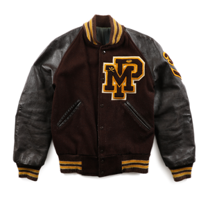 Classic Vintage 1950s Letterman Jacket - Large