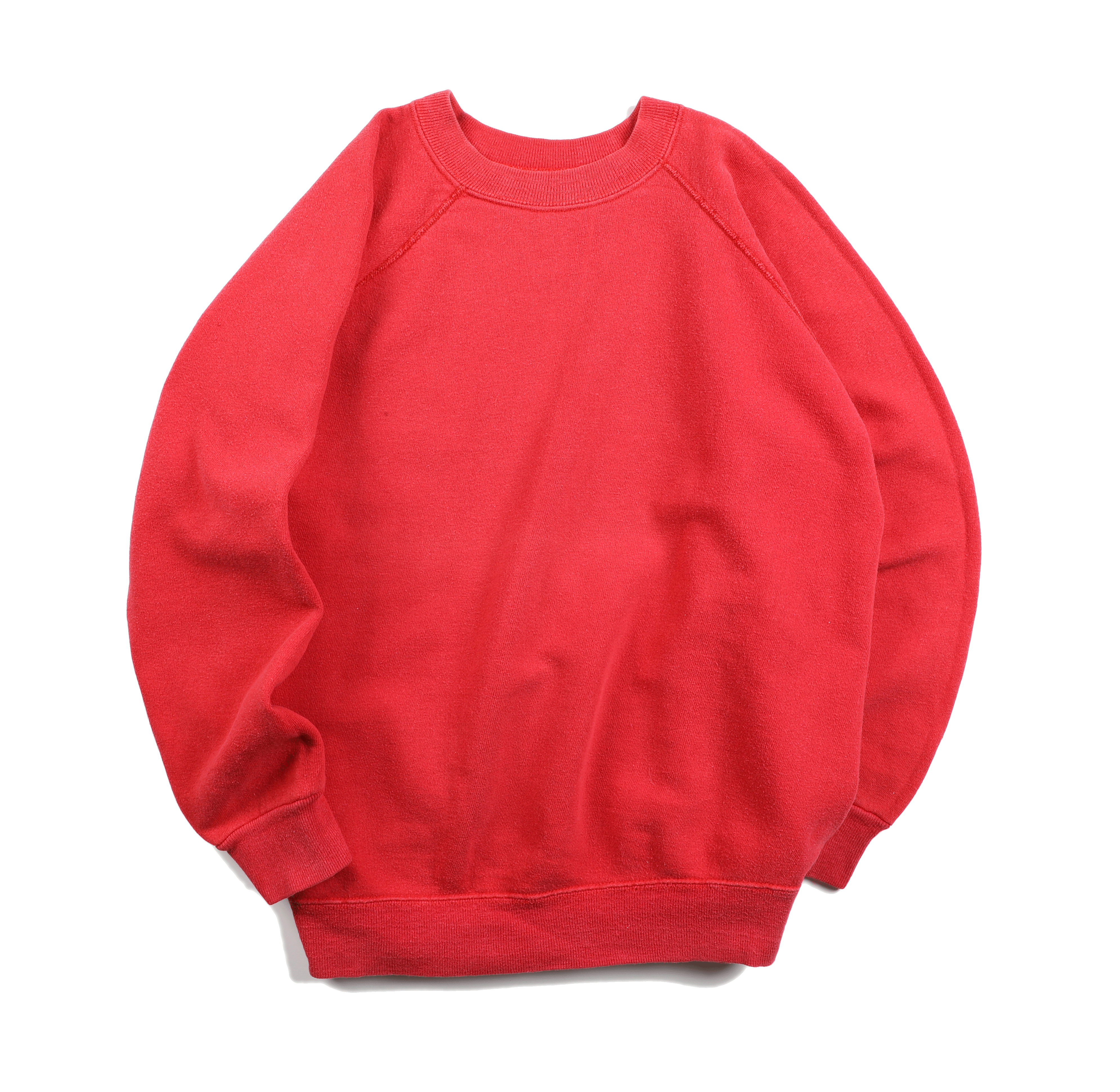 Red outlet cotton sweatshirt
