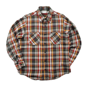 Vintage Big Mac Soft Cotton Plaid Shirt - Large