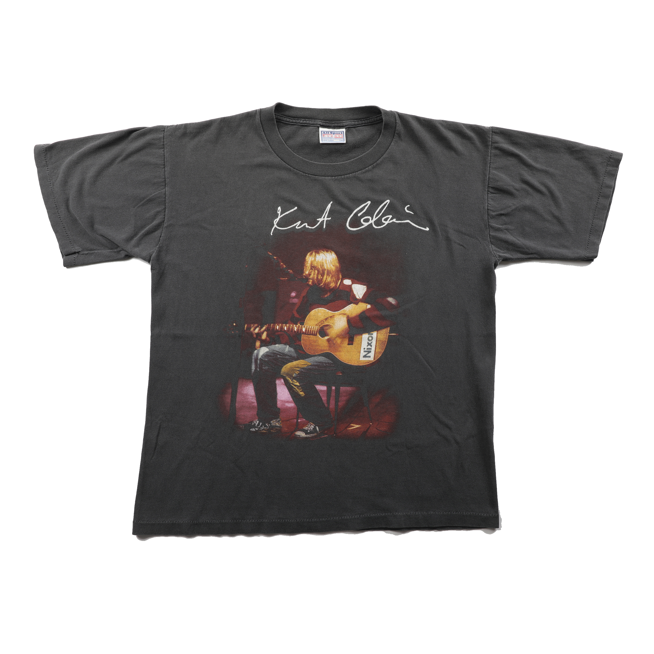 Vintage 90s Kurt Cobain T-Shirt - Medium