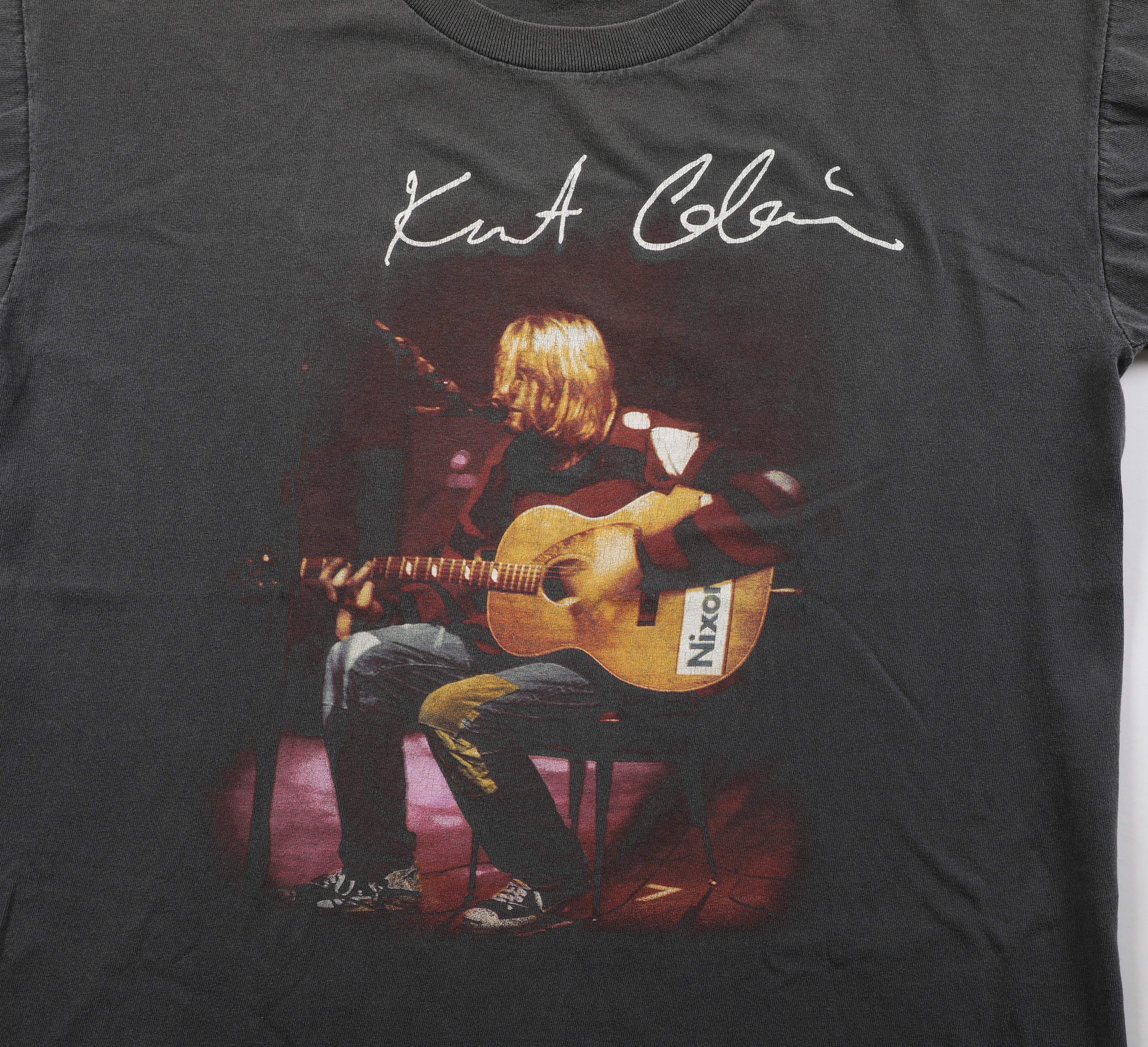 Vintage 90s Kurt Cobain T-Shirt - Medium