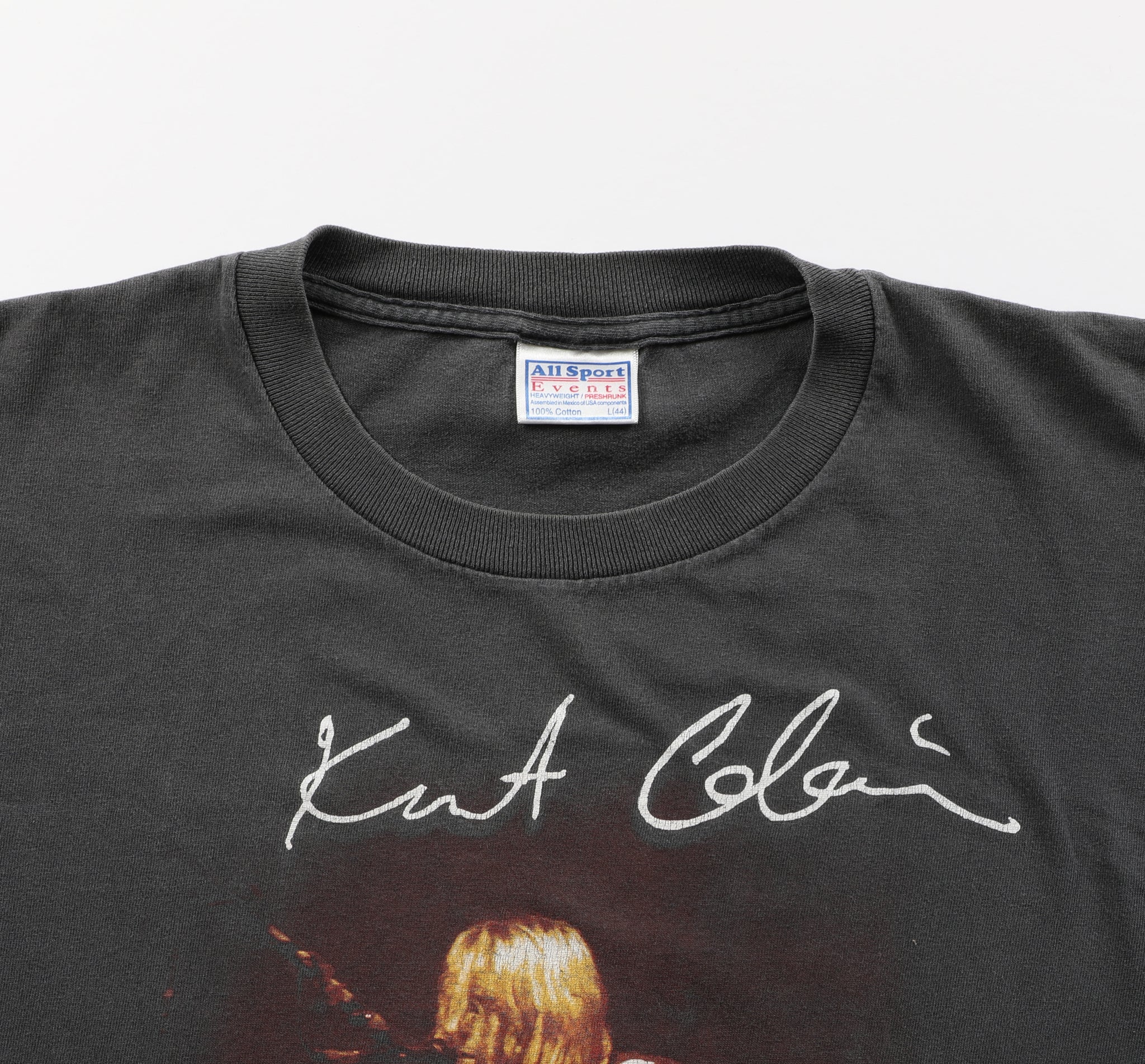 Vintage Late 1990s Rare Nirvana Kurt Cobain Face T Shirt M L