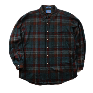 Pendleton Woolen Mills USA Made Plaid Shirt - XL