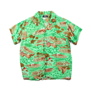 Vintage Faded Glory Rayon Aloha Shirt - M/L