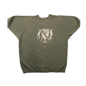 Vintage 1960s Short Sleeve Sweatshirt - Medium