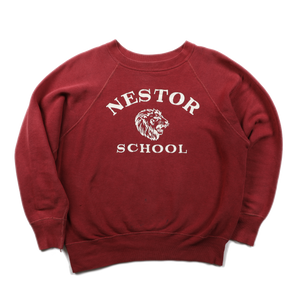 Vintage 1950s Raglan Crewneck Sweatshirt - Medium