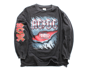 Rare Vintage AC/DC T-Shirt Razors Edge Tour - Size M/L