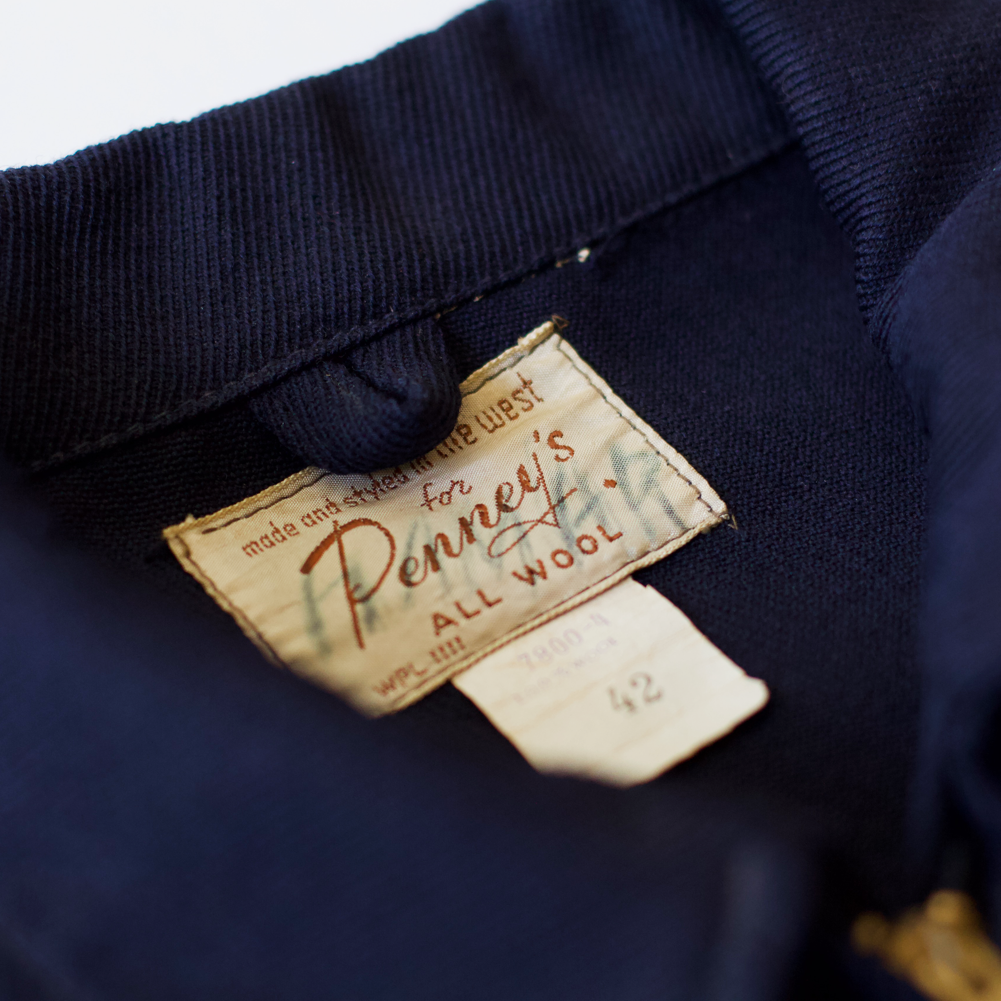 Vintage 1940s Fireman's Wool Jacket