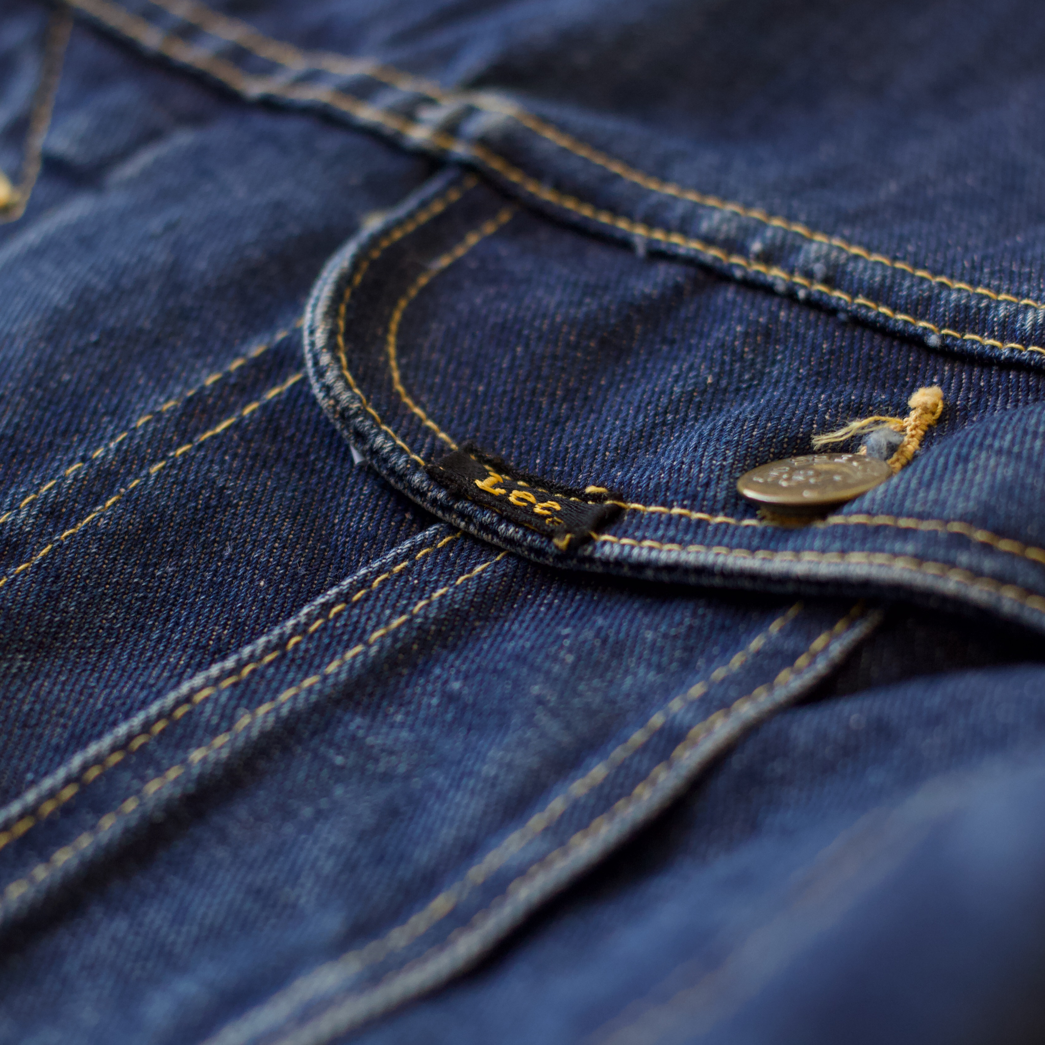 Vintage Lee Dark Indigo 101-J Denim Jacket - M (44R)