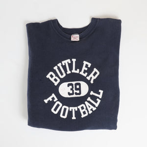 Vintage One-Color Butler Football Sweatshirt - Large