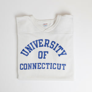 Vintage 80's UCONN Practice Football Jersey - Medium