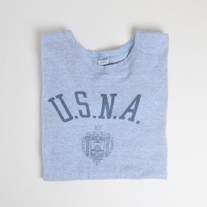 Vintage US Naval Academy Heavyweight T-Shirt - Large