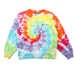 Rare Vintage 80s Champion Tie Dye Crewneck Sweatshirt - Small