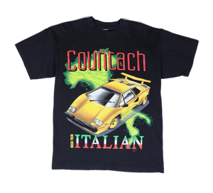 Vintage NOS 90s Lamborghini Countach T-Shirt - Large